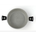 hot sale forged Aluminium induction cookware Parts 20 24 28 cm Non-stick cookware sets enamel shallow Casserole soup pot